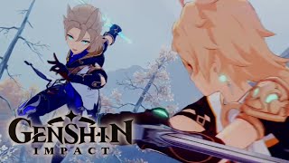All Cutscenes Shadows Amidst Snowstorms (Part 4) (Jp dub En Sub) Genshin Impact