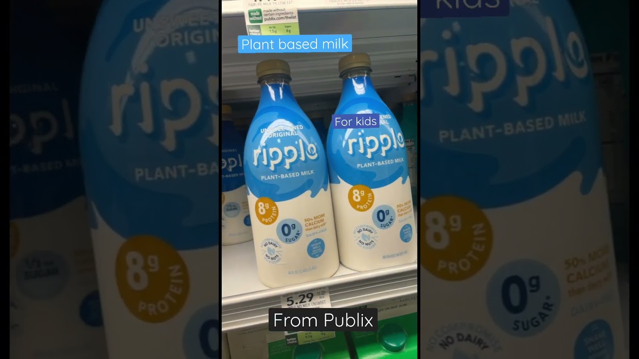 Plant based milk recommended for kids by pediatricians 