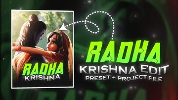 RADHA KRISHNA LOVE EDIT |Alightmotion Preset | Ae Inspired | Free Xml / Alight Link | Radha Krishna