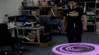 Visualized position sync with Magic Leap One and Hitach-LG TOF sensor