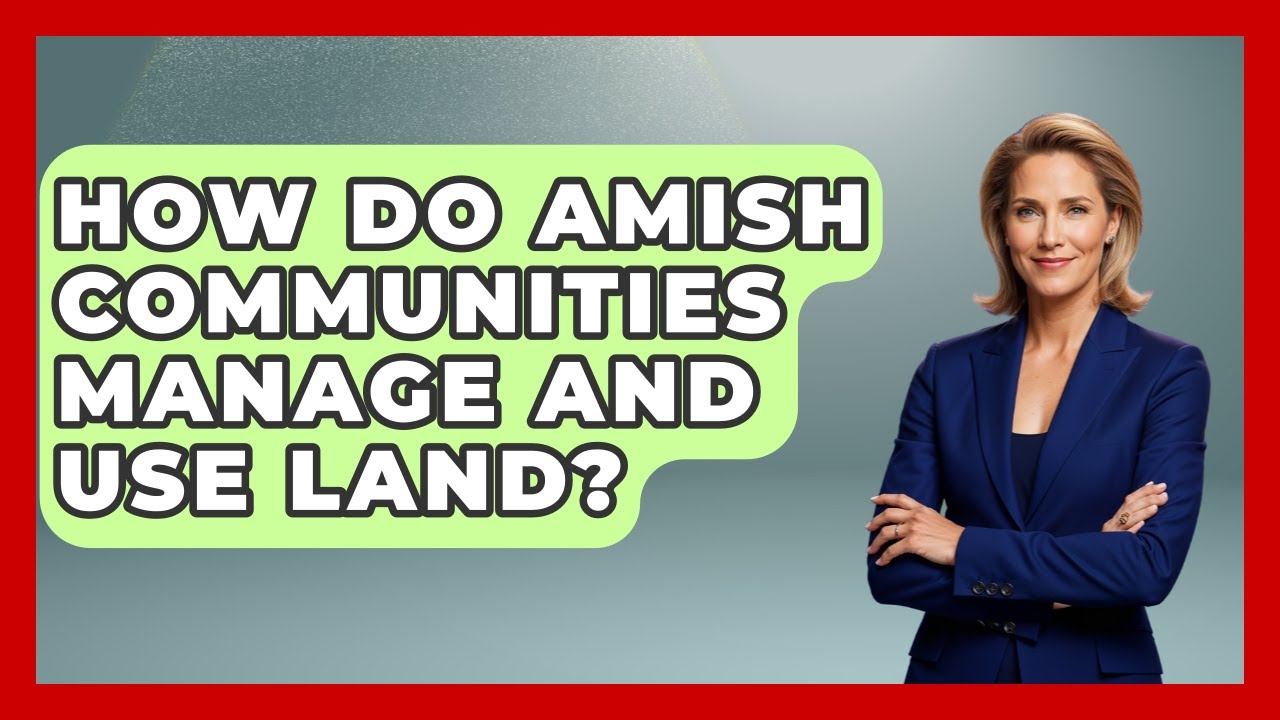 How Do Amish Communities Manage And Use Land? - The World of Agriculture