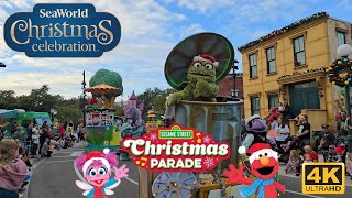 Sesame Street Christmas Parade SeaWorld Christmas Celebration 2024 4K Sesame Street Christmas Parade SeaWorld Christmas Celebration 2024 4K
