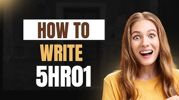 How to Write Level Five 5HR01 Employee Relations Task?