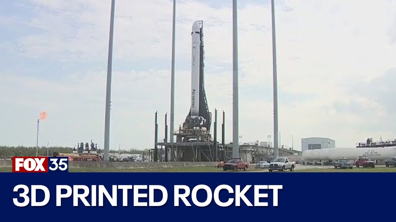 New company testing 3-D printed, life-sized rocket - YouTube