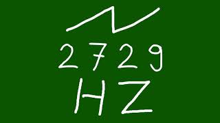 2729 hz saw