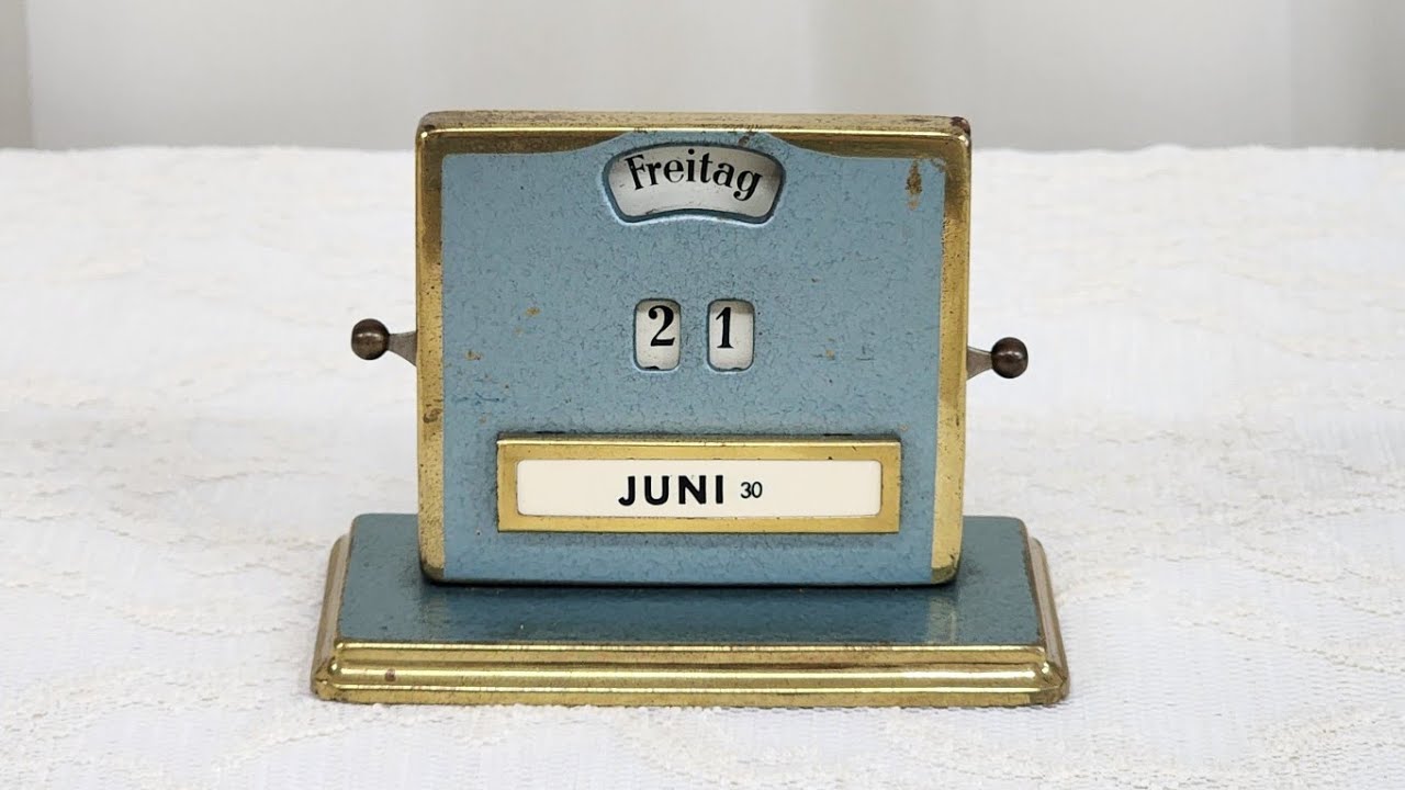 Antique German Metal Perpetual Calendar YouTube antique-german-metal-perpetual-calendar-youtube
