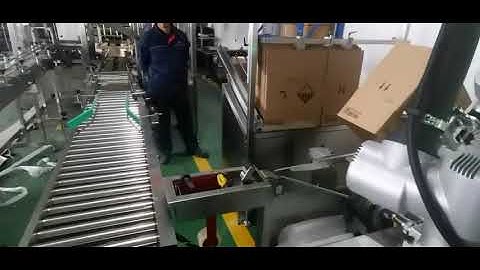 Cobot case erector box erecting machine