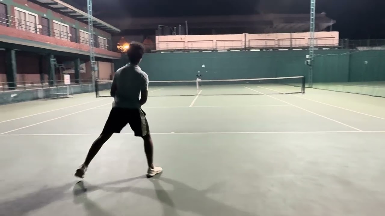 Adheet practicing Tennis 1 IMG 1609