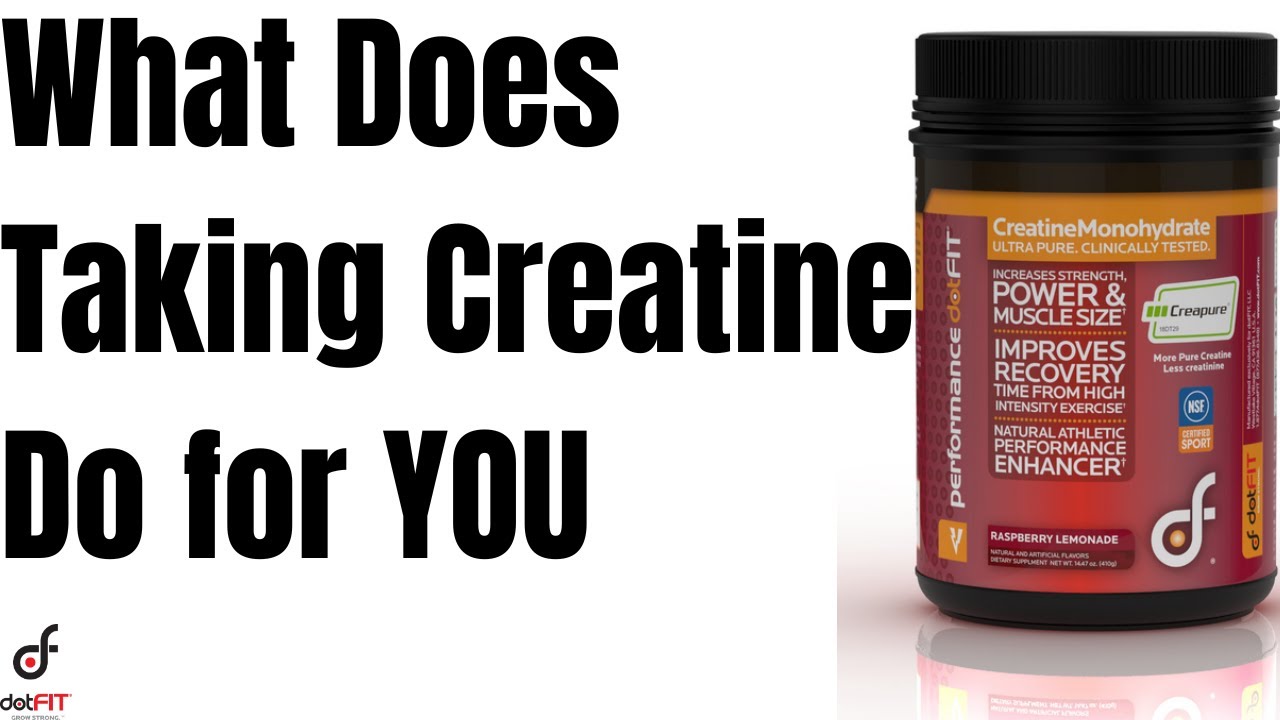 What Does Taking Creatine Do for YOU YouTube
