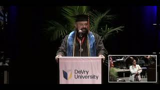 2026 Cosme Rios II DeVry University Undergraduate Commencement Ceremony Speech