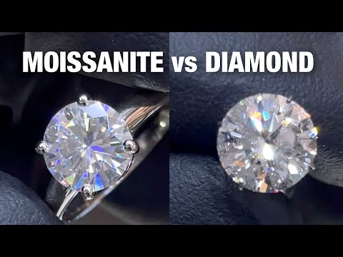 Video: Svjetluca li moissanite poput dijamanta?