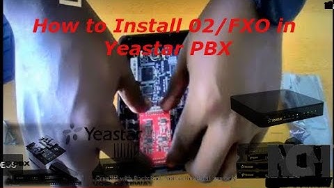 How to Install #FXO/02 module on #Yeastar Voip IP PBX system