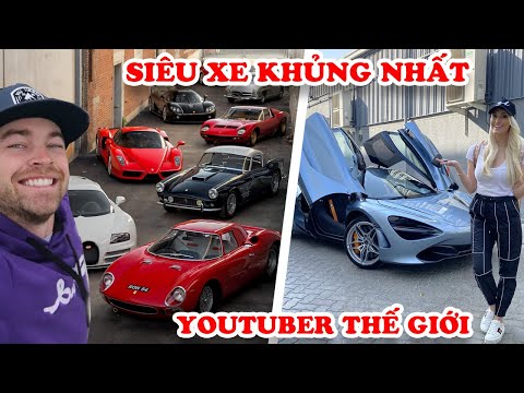Video Sức Mạnh Đáng Sợ 10 Siêu Xe Của Youtuber Khủng Nhất... - youtube