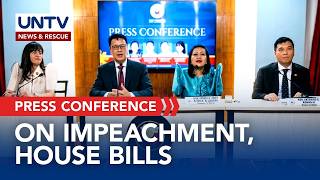 LIVE: Press Conference with Rep. Luistro, Quimbo, Roman III & Cruz I June 01, 2026