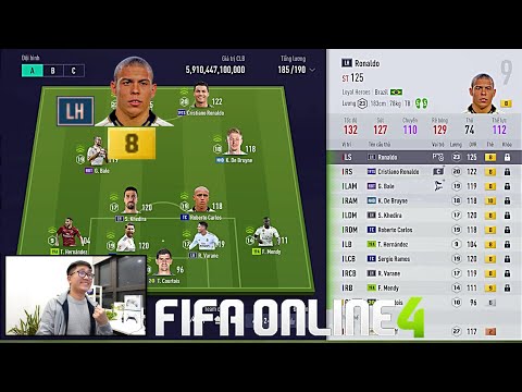 FIFA ONLINE 4: Test Hàng RONALDO BÉO LH +8 1600 Tỷ Khủng Nhất Server & Đội Hình ICON Real Đẹp By ILF