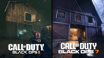 "Farm" Map Comparison - Call of Duty: Black Ops 2 Vs Black Ops 7 Zombies