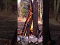 Preparing the witch burning