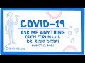 Dr. Rishi Desai hosts Osmosis "COVID-19: Ask Me Anything" webinar