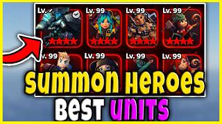BEST UNITS in SUMMON HEROES FULL GUIDE TIER LIST Roblox