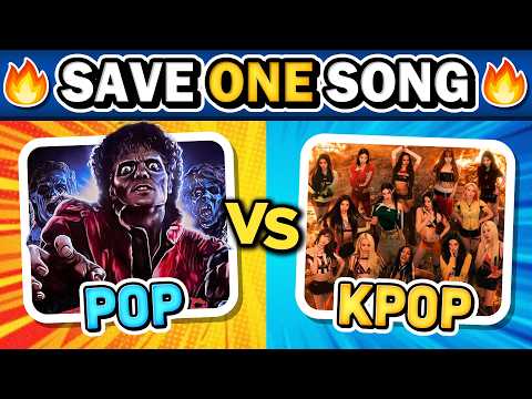 Save One Song 🎵 Pop vs Kpop ✨Choose Your Favorite Songs🔥| Music Quiz 2026
