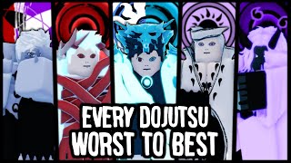 EVERY Dojutsu Bloodline RANKED From WORST To BEST | Shindo Life Bloodline Tier List