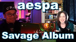 First Reaction to aespa [Savage Album] with Douglas!