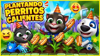¡PLANTAMOS PERRITOS CALIENTES!🌱 en el HUERTO de MY TALKING TOM FRIENDS ¡NUEVA ACTUALIZACIÓN!
