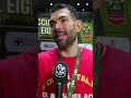 Le bellissime parole di Ricci dopo la finale vinta contro la Bertram Derthona Tortona  🙌🏀#basket