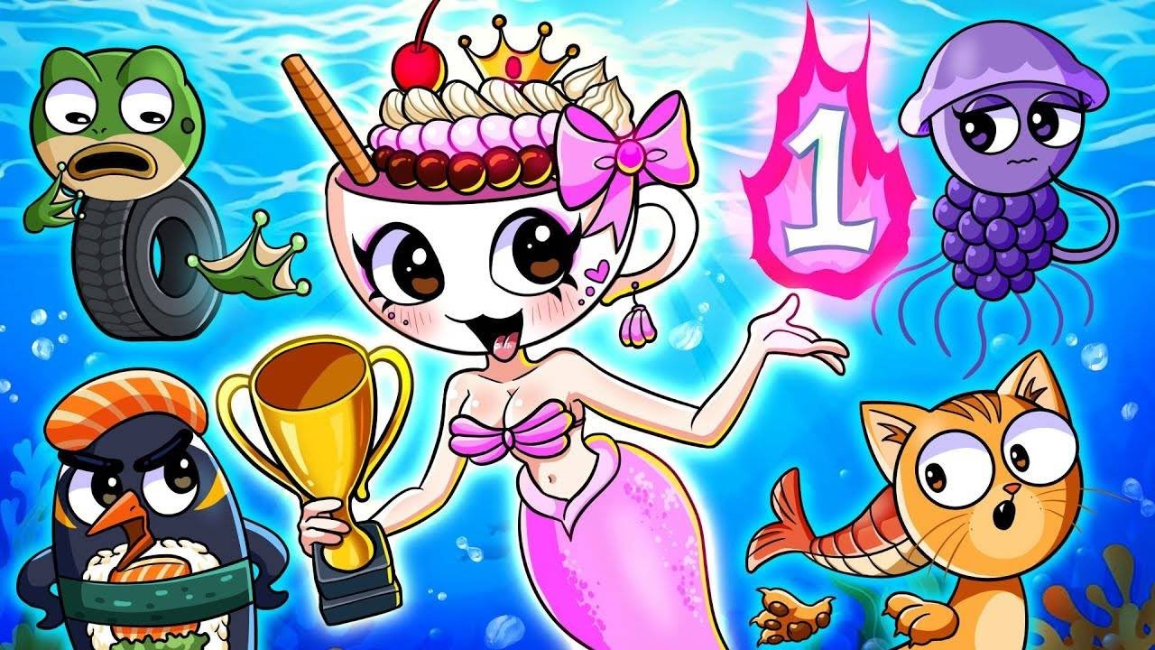 Who Is #1 in Cappuccino’s Heart? Water Battle of Brainrot Love! | Sprunki Animation 🌊✨