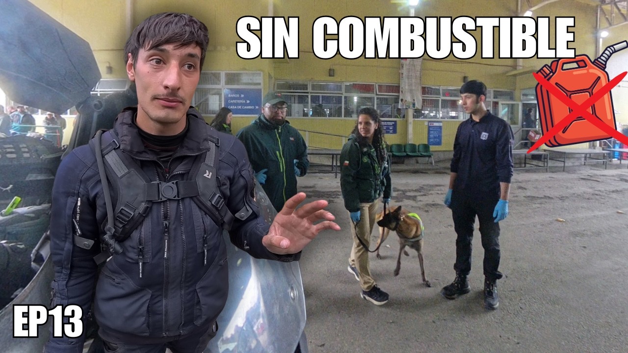 ME QUEDO SIN COMBUSTIBLE EN LA ADUANA CHILENA | USHUAIA a ALASKA en Moto | EP13