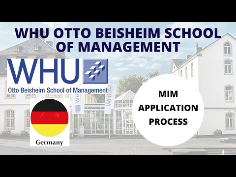 WHU MIM  Application process | Masters in Management | Masters in Germany