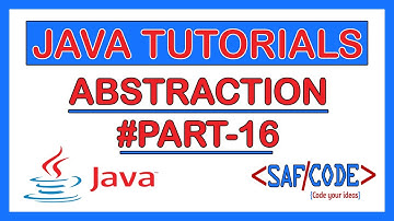 Abstraction and Interface in java Hindi/Urdu Part 16