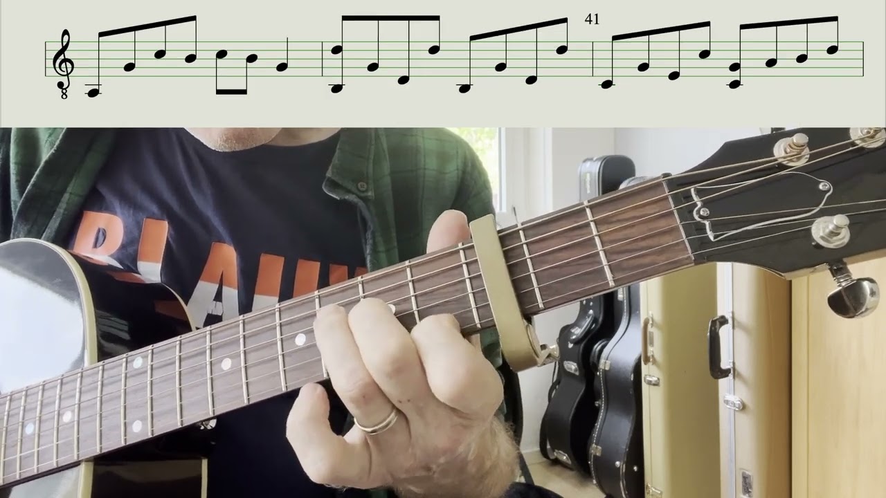 Landslide solo guitar tutorial (with score!)