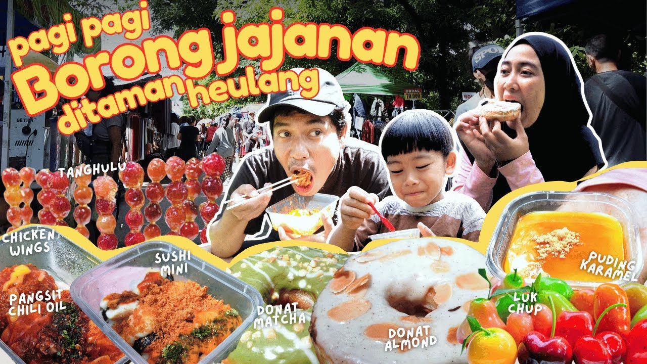 BANYAK JAJANAN VIRAL‼️BERBURU JAJANAN DI TAMAN HEULANG BOGOR