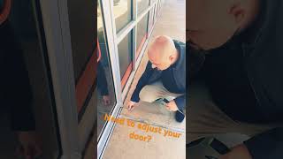How to adjust a pivot hinge