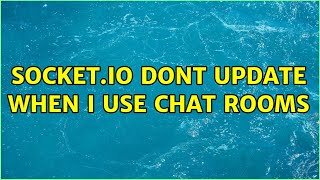 socket.io dont update when i use chat rooms