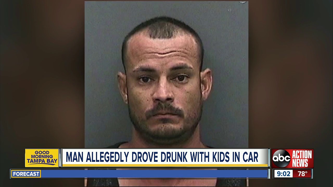 Man arrested for driving drunk with kids in his car on I-75 - YouTube