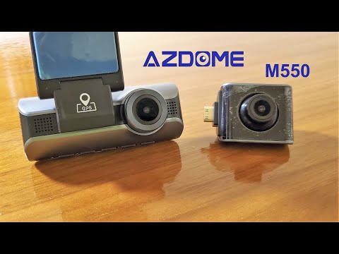 Azdome M550 Triple Channel Dashcam Review – Good Video Quality – drekitech