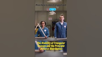 The Stability of Triangular Trusses and the Principle of Force Distribution#benzadd#physics