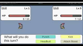 Making a Pokemon-like in Unity: Week 1 Update: Type Effectiveness, Moves, and Basic Visuals