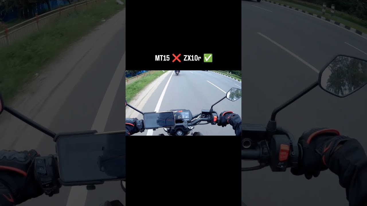 MT15 ❌ ZX10r ✓ #fypシ゚viral - YouTube