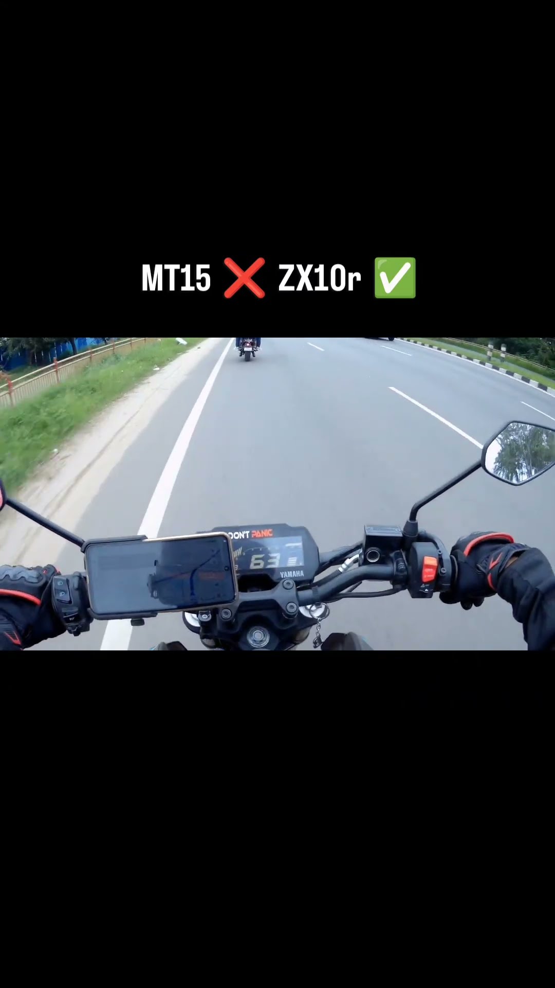MT15 ❌ ZX10r ✓ #fypシ゚viral - YouTube
