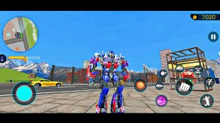 Jet Robot Car Transform Games * Android Gameplay screenshot 4