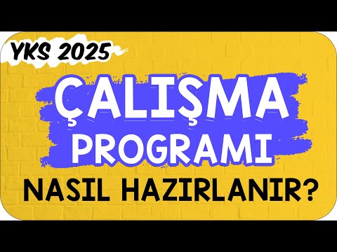 YKS Çalışma Programı