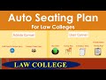 Make fully automatic Seating Plan for Law College | Generate Attendance Sheet Overall Master Plan