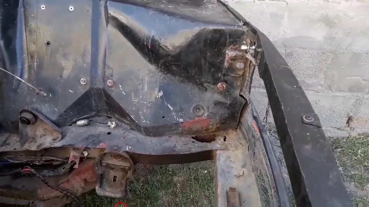 bajando el motor del 12 y empezando a reforzar la trompa