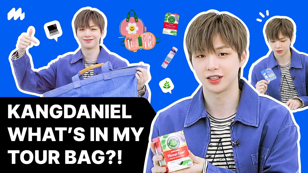 [ENG SUB] KANGDANIEL : What's In My Tour Bag?