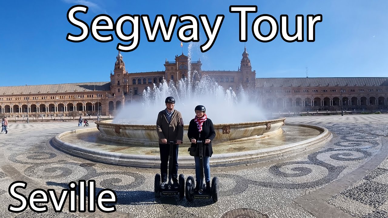 Segway tour through Seville, Spain 4K