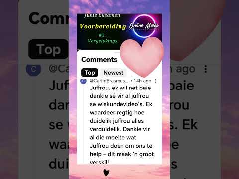 Juffrou Pythagoras se mooi briefie! #onlinemathsbymissp #wiskunde #eksamen