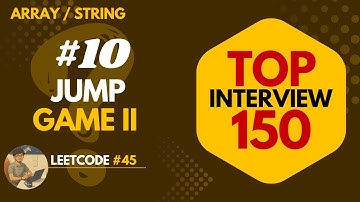 10.1. Jump Game II – LeetCode 45 🚀 Backtracking, Memoization & DP | Minimum Jumps Explained | part 1